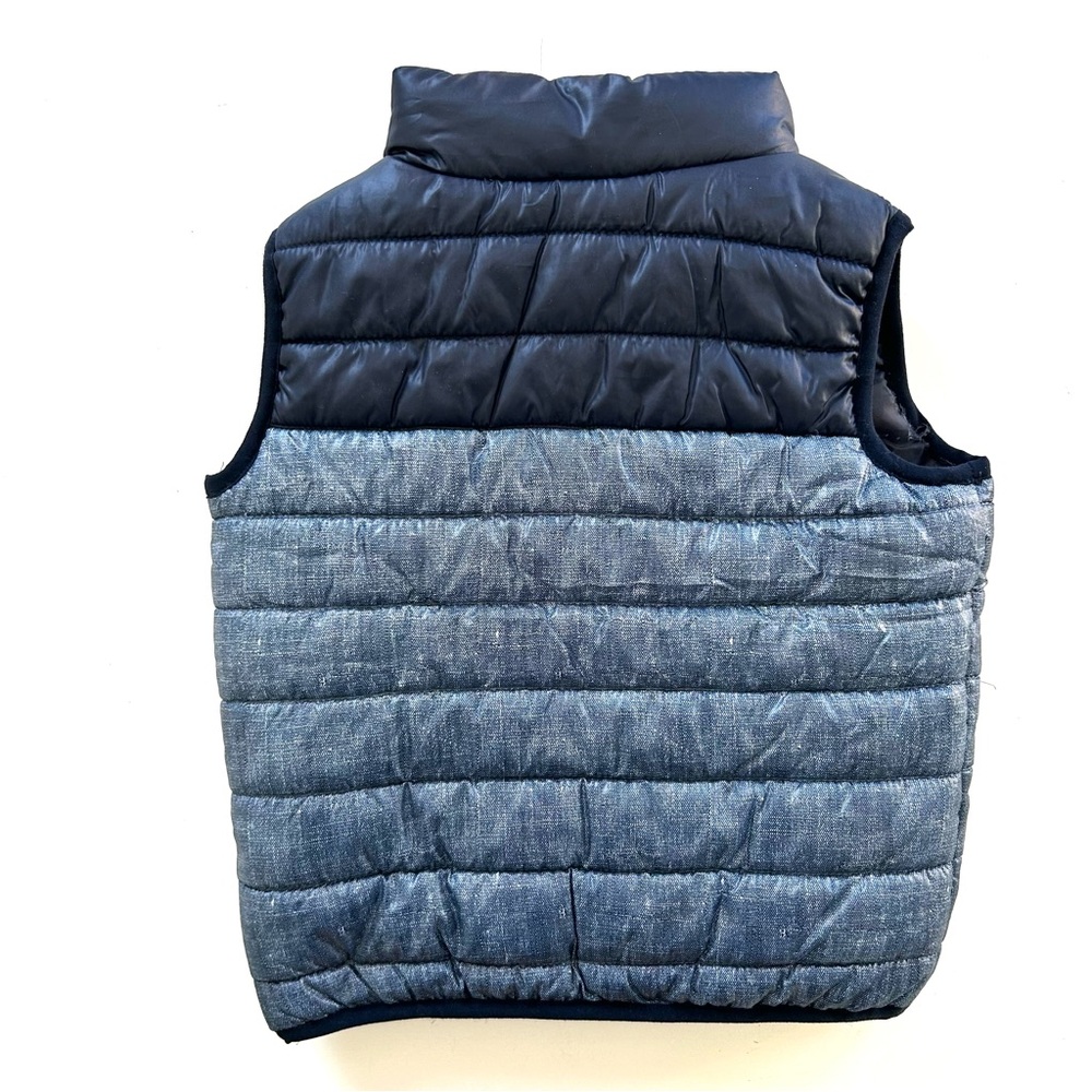 Calvin Klein Jeans Toddler Boy Blue Winter Puffer Vest - Picture 4 of 6